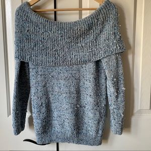 Off the shoulder sweater